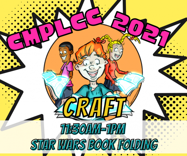 Image for event: CMPLCC Take &amp; Make Craft: Star Wars Book Folding