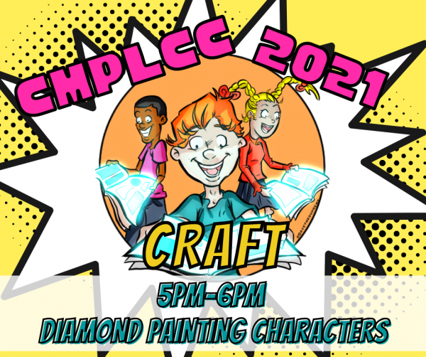 Image for event: CMPLCC Take &amp; Make Craft: Diamond Painting Character Art