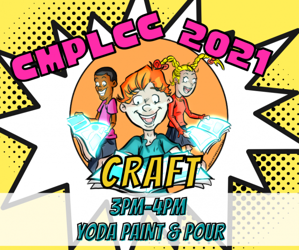 Image for event: CMPLCC Take &amp; Make Craft: Yoda Paint &amp; Pour